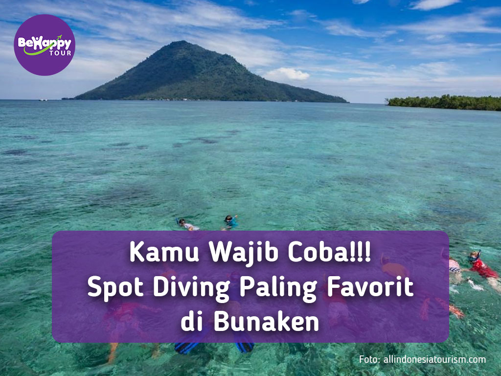 Kamu Wajib Coba!!! Spot Diving Paling Favorit Wisatawan di Bunaken