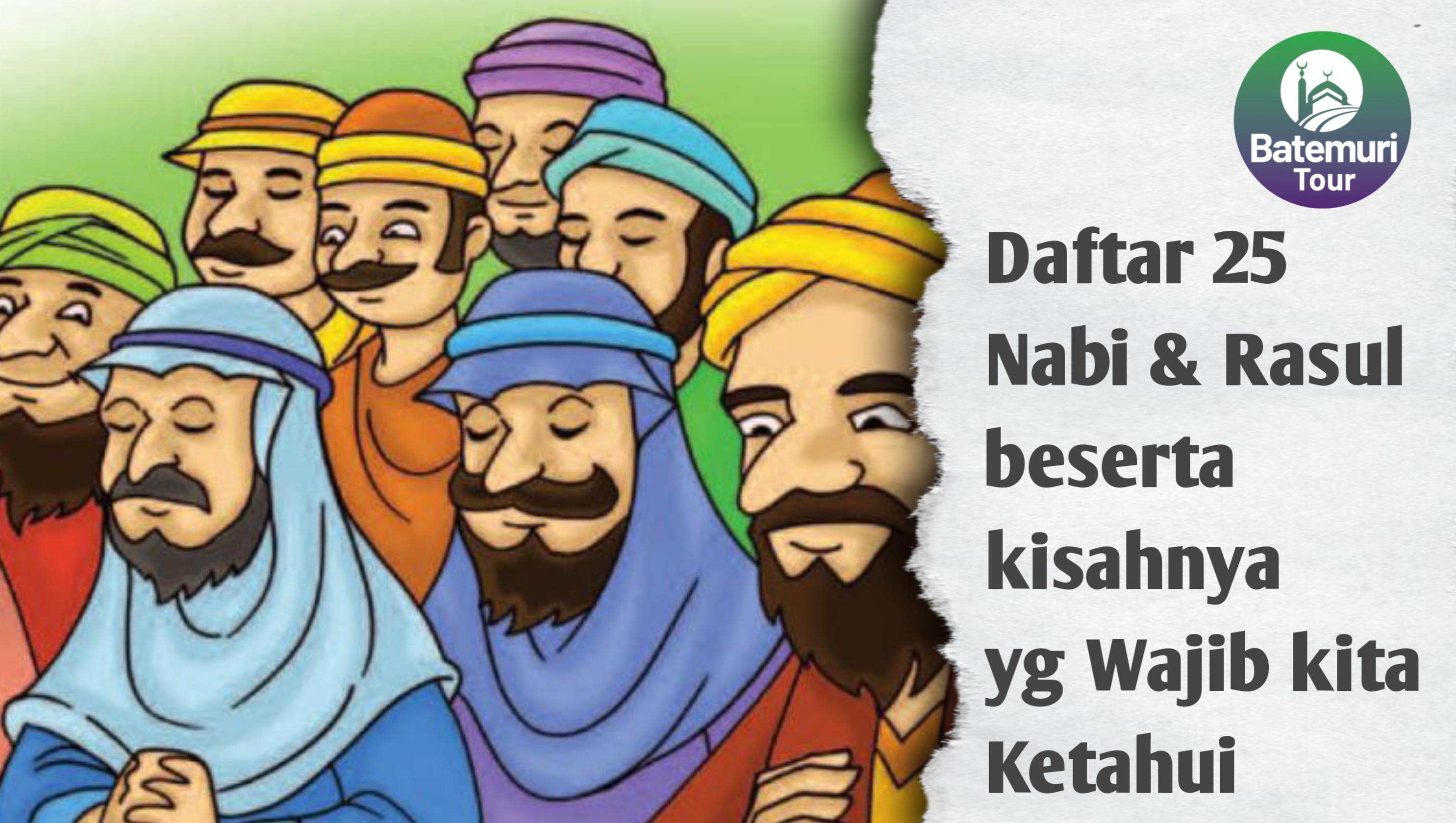 Daftar 25 Nama Nabi dan Rasul Lengkap Beserta Kisahnya 