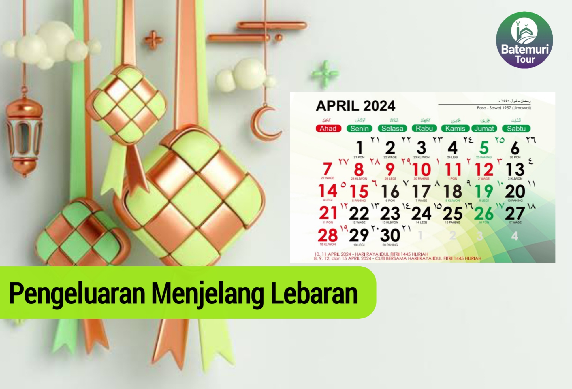  Jadwal Hari Lebaran Pemerintah, NU dan Muhammadiyah